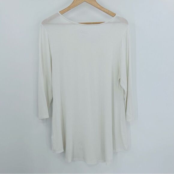 LOGO off white cream knit tunic top size medium - Picture 2 of 6